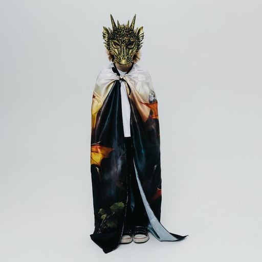 Карнавальный костюм «Могущественный дракон»: плащ и маска