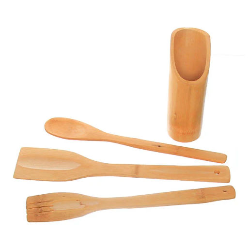 Цена за 3 шт. Лопатки бамбуковые в наборе 3 шт в стакане