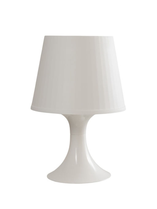 Лампа настольная RISALUX 1340001, E14, 15 Вт, белая, 19.5×28 см
