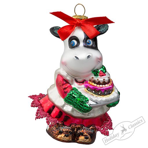 Корова "Кулинарный шедевр" (стекло) П/У 7,5х6,5х11 см