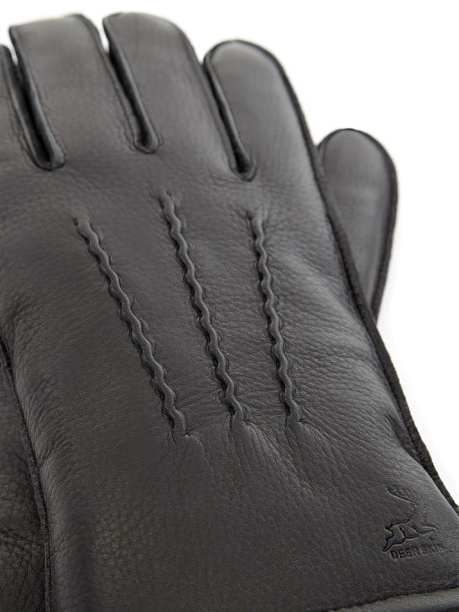 Перчатки мужские н/м мутон OS627 black - Eleganzza фото 3