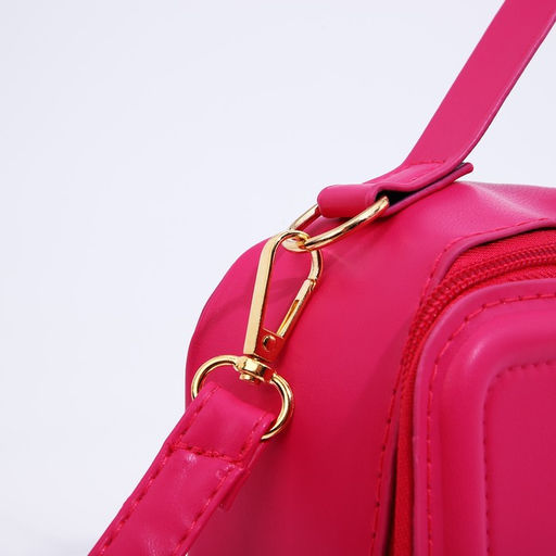 Сумка кросс-боди на молнии, цвет розовый - Simaland фото 4