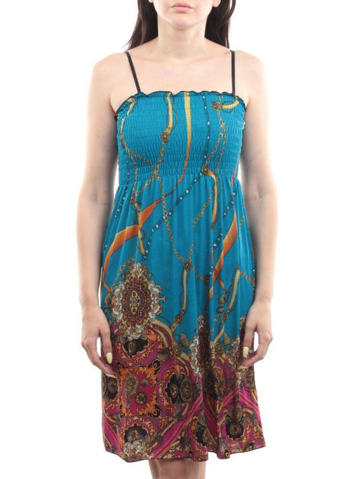126 TURQUOISE Сарафан женский (65% хлопок, 35% полиэстер)