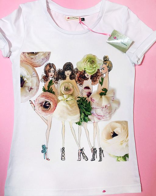 Эксклюзивная футболка Yana Pletneva упаковка плотный Zip пакет!