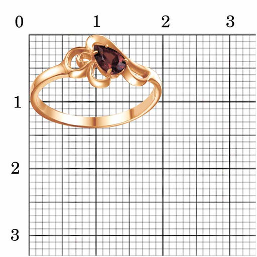 КОЛЬЦО 24815501Гр - Красная пресня фото 2