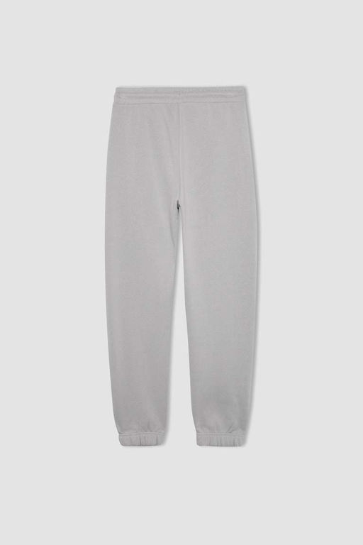 Толстые базовые спортивные штаны для джоггеров без принта с эластичным поясом, шнуровкой и карманом - Defacto фото 9