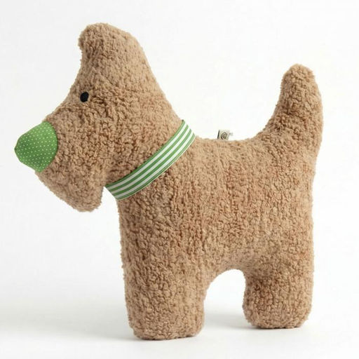 Подушка декоративная арт.1184692-33 Щенок БЕНО хлопок беж