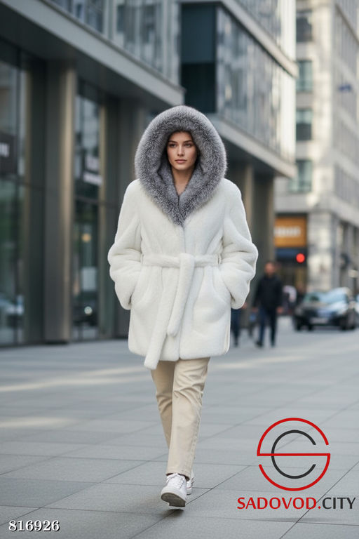 Шуба женская из искусственного меха - Bruno фото 3