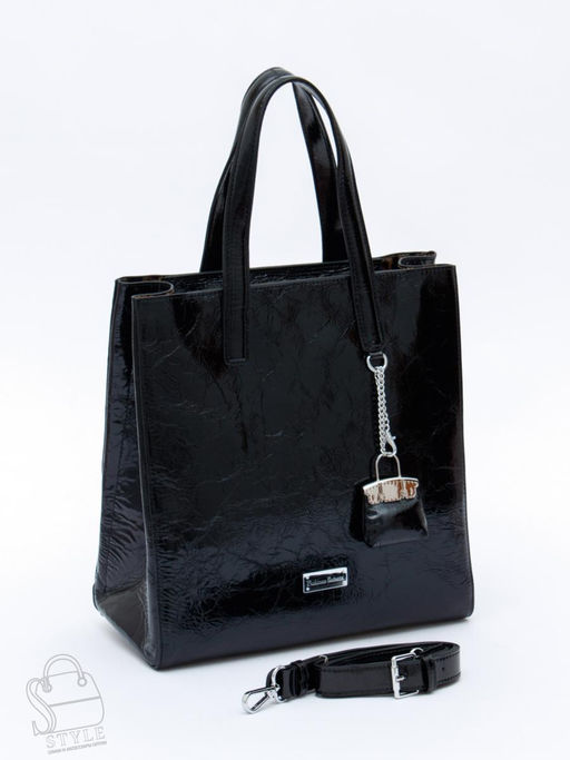 Сумка женская кожаная 91147SP black Velina Fabbaino-Safenta в Новосибирске