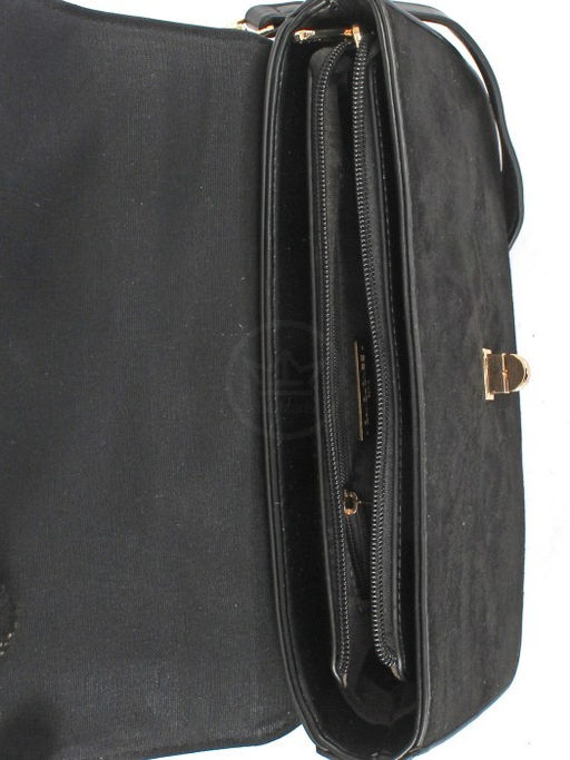 Сумка женская искусственная кожа DJ-CM 6775-BLACK, 1отд, плечевой ремень, черный SALE 257706 - Adelia фото 8