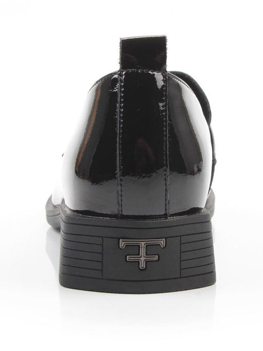 03-DHL255-1 BLACK Лоферы женские (натуральная кожа)