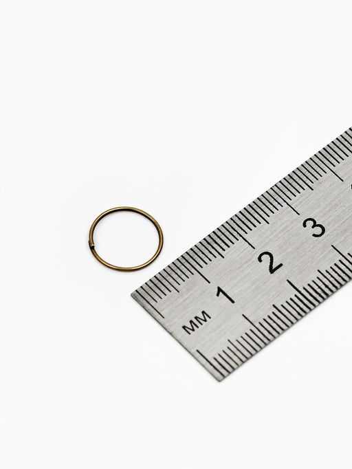 Кольцо соединительное 0.7?12 мм (набор 50 г,  440 шт.) СМ-995, бронзы