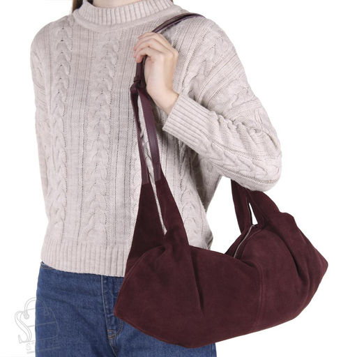 Сумка женская кожаная 990109NNAA wine red Natale Navetta в Новосибирске