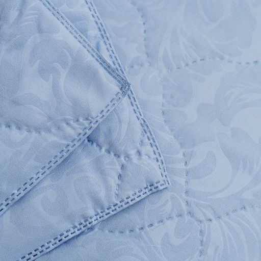 Покрывало 215х240см, голубой, синтепон 100г/м, микрофибра 80г/м, 100% полиэстер - Vesta фото 2