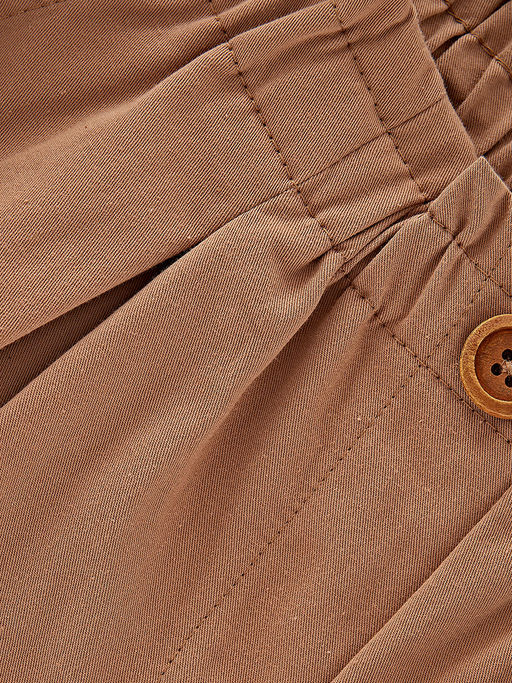 Шорты для девочки UD 7139 св.кофе - Mini maxi фото 4