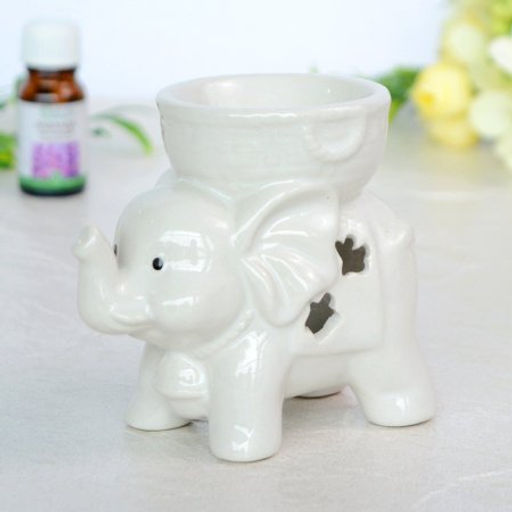 Аромалампа Слон 10 см / 1615 /уп 144/ (Белый) - Галеонтрейд фото 2