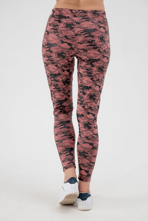 Легинсы женские из вискозы Fitness коралловый макси