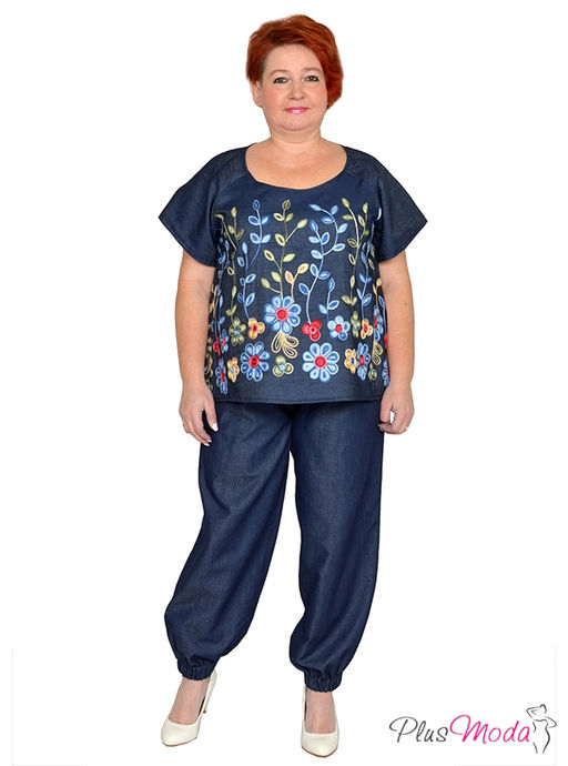 Туника Модель №1466 размеры 44-84 - Plusmoda фото 11