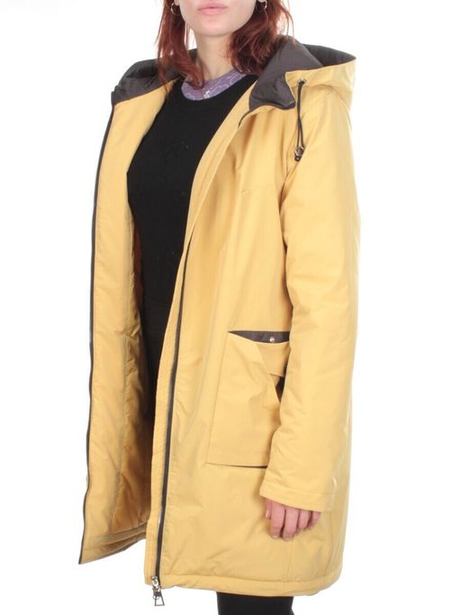 6122 YELLOW Куртка демисезонная женская AMAZING (100 гр.синтепона) - Фабричный китай фото 7