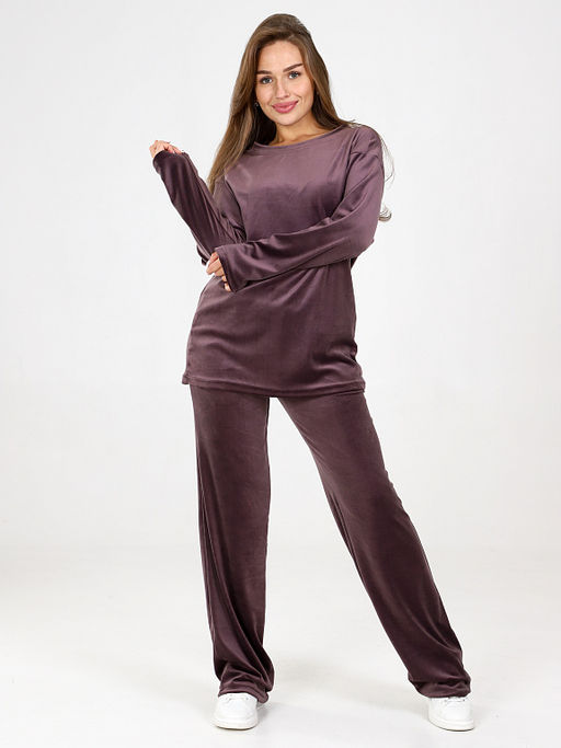 Костюм с брюками Велюр