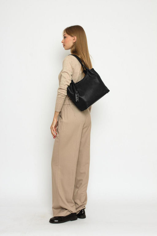 Женская кожаная сумка Richet 2535LN 811 Черный