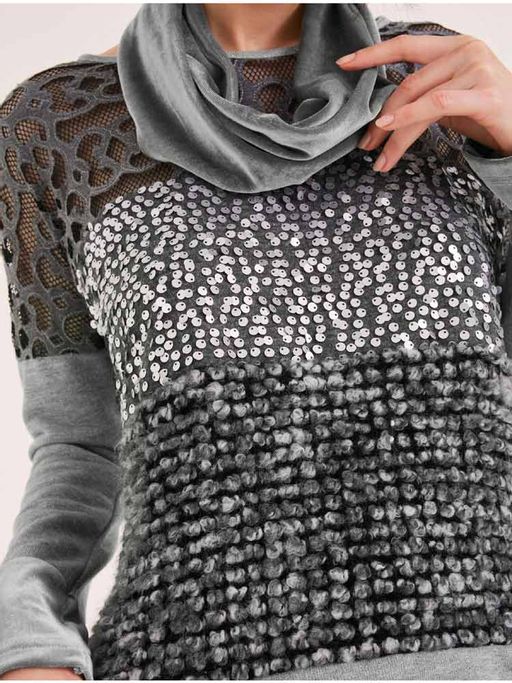 Толстовка, серая - Heine фото 3