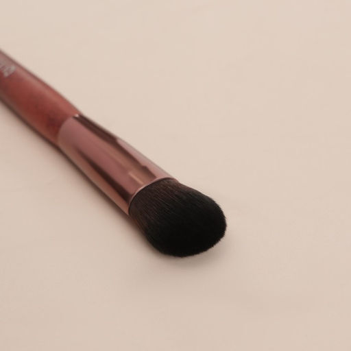 Кисть для макияжа Brush WOOD, 18 (+/- 1) см, цвет коричневый - Queen fair фото 4