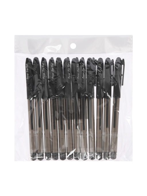 Цена за 12 шт. Ручка гелевая, чёрный стержень, узел 0.5 мм, резиновый упор