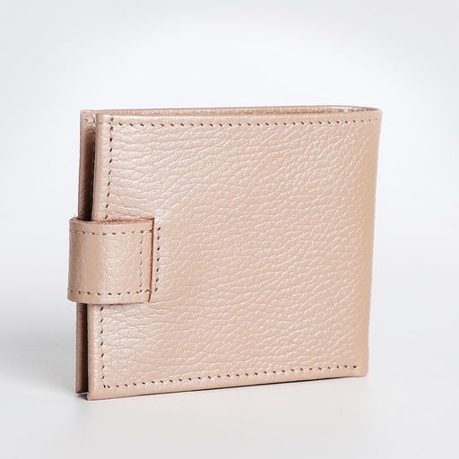 Кошелёк на кнопке, TEXTURA, цвет пудра  фото 2