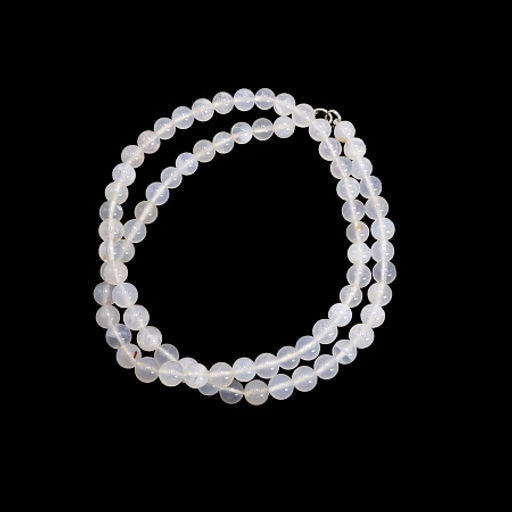 Бусы из камня Лунный агат на любовь шарики 6мм 47см - Сандаловый дом фото 4