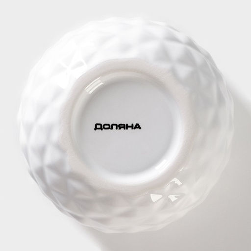 Банка для сыпучих с ложкой Доляна Ананас, 300 мл, 10?14.5 см, доломит, белая