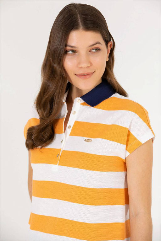 Женская оранжевая футболка - U.s. polo assn фото 10