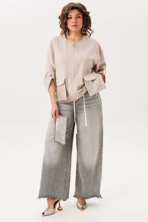 Жакет ANELLI 1788 ванильное сияние