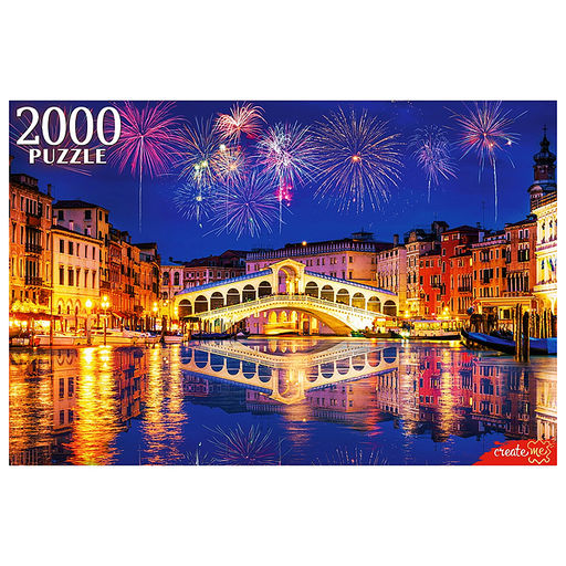 Пазлы 2000 "Салют в Венеции"