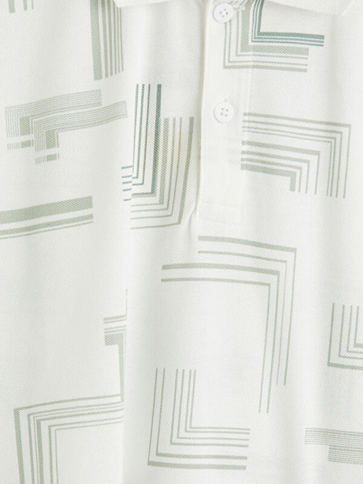 Polo Yaka Desenli Erkek Ti??rt