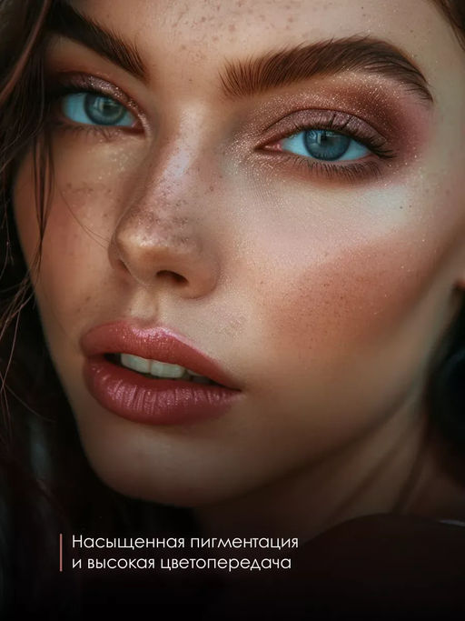 Тени для век 4 оттенка LA MIRADA №502 нюдовый сатиновый + Тени для век 4 оттенка LA MIRADA №501 базовый матовый - Ninelle фото 3