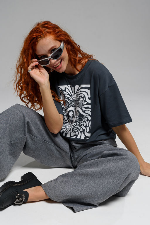 8506/1 Футболка женская оверсайз - Натали фото 48