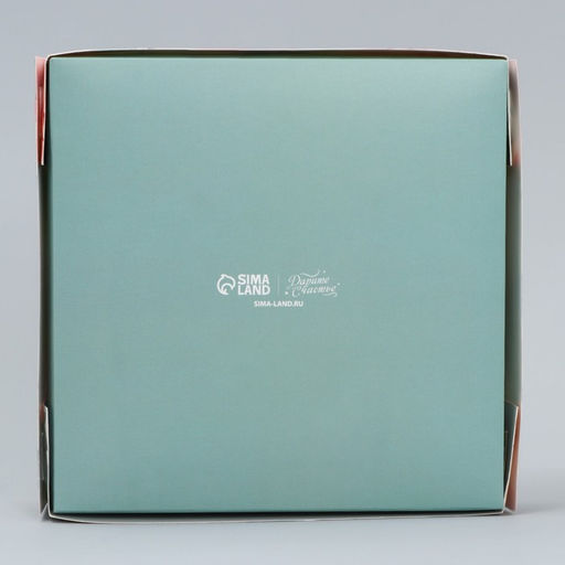 Цена за 5 шт. Коробка для конфет, кондитерская упаковка, 9 ячеек, «Нежность внутри», 14.7×14.7×3.5 см