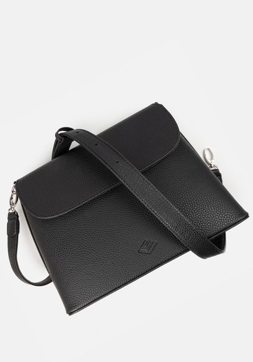 Сумка Модель №1531 | кожзам | гладкий | черный | Р901-1 | 31631 - L-craft фото 9