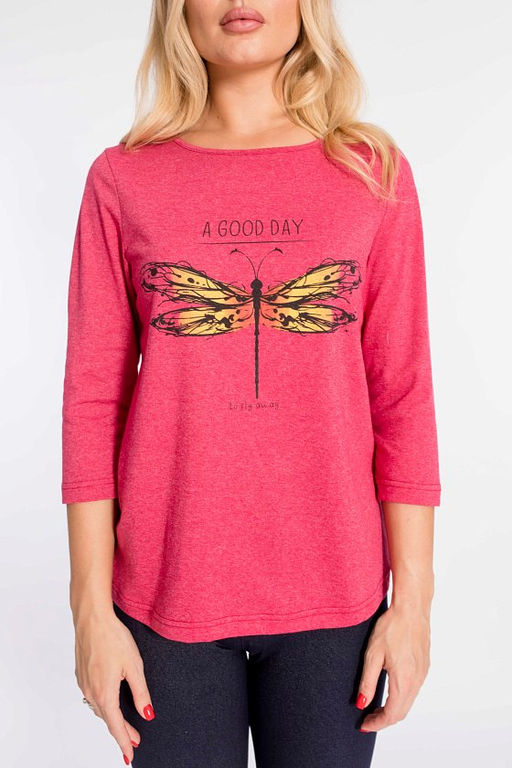 Футболка М319114Прф Фуксия 2 - Елена фото 6