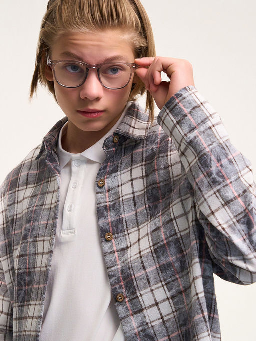 Рубашка серый CN25113FL1 - Nota bene фото 8