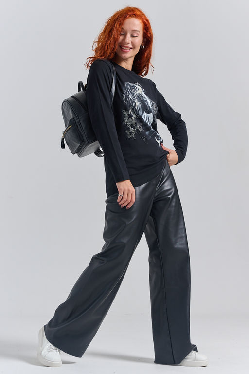 8575 футболка с дл.рукавом унисекс