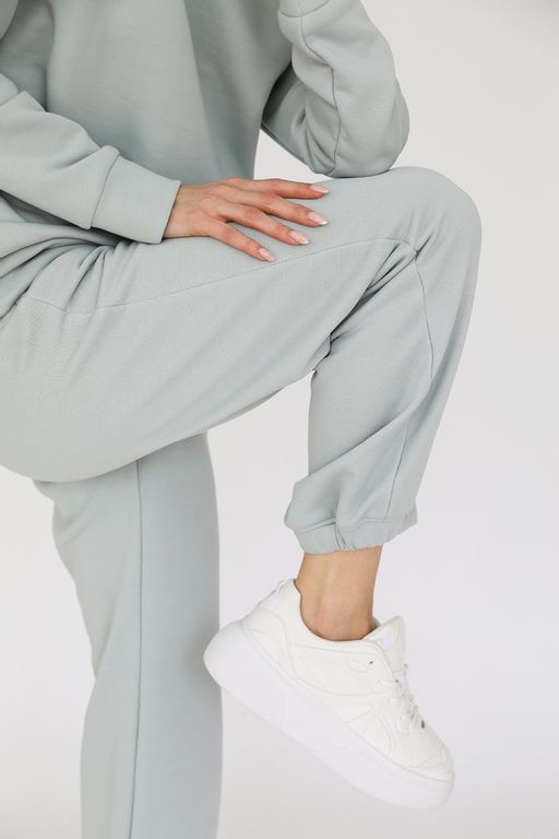 Брюки из трикотажа с резинкой по низу - Looklikecat фото 5