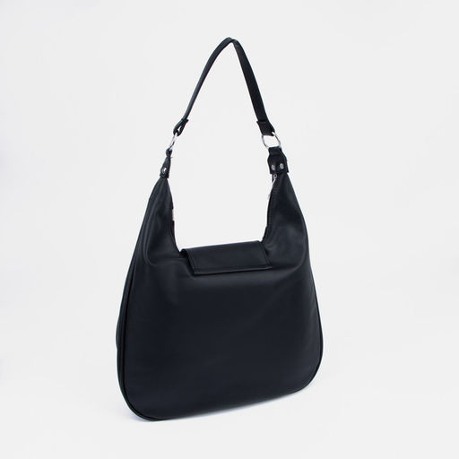 Сумка-хобо на молнии, цвет чёрный/белый - Simaland фото 2