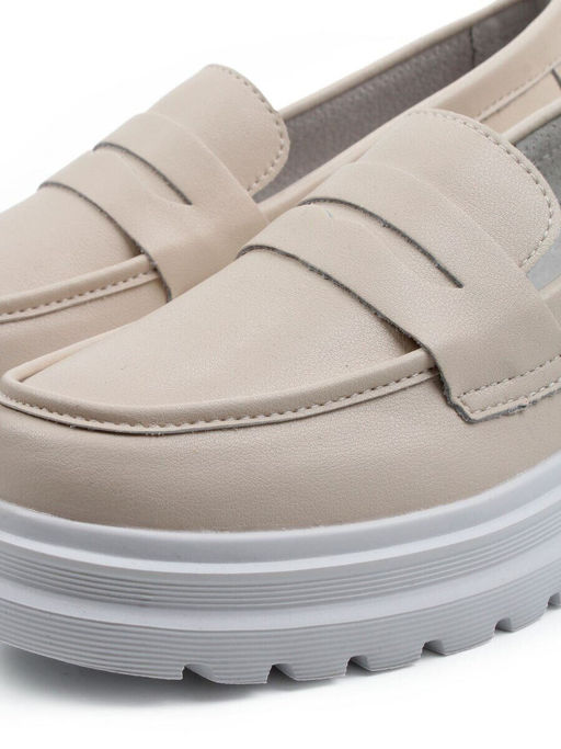 06-YE290-3 BEIGE Туфли женские (натуральная кожа)