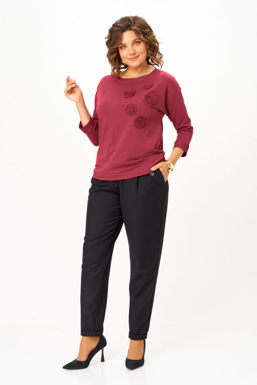 Джемпер Rumoda 2268 бордовый