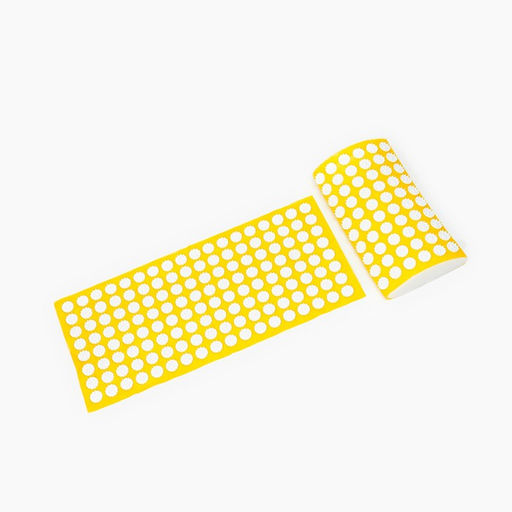 Аппликатор Кузнецова комплект, 144 колючки, спантекс, жёлтый, 260×560 мм + валик 190×320 мм