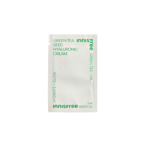 Sample Крем интенсивно увлажняющий с экстрактом семян зеленого чая INNISFREE Green Tea Seed Hyaluronic Cream, 1ml