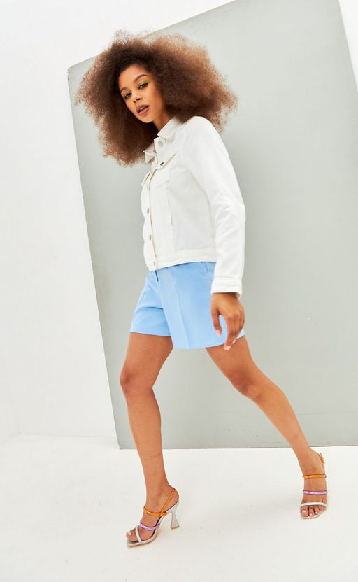 Куртка джинс P312-1221 white