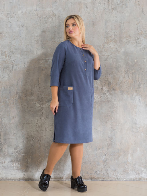 Платье 1373 джинсовый
